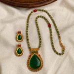 Premium & Designer Wear Neck Piece with Earring Set