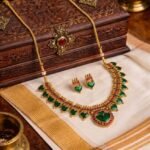 Premium & Designer Wear Neck Piece with Earring Set