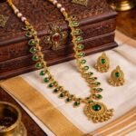 Premium & Designer Wear Neck Piece with Earring Set