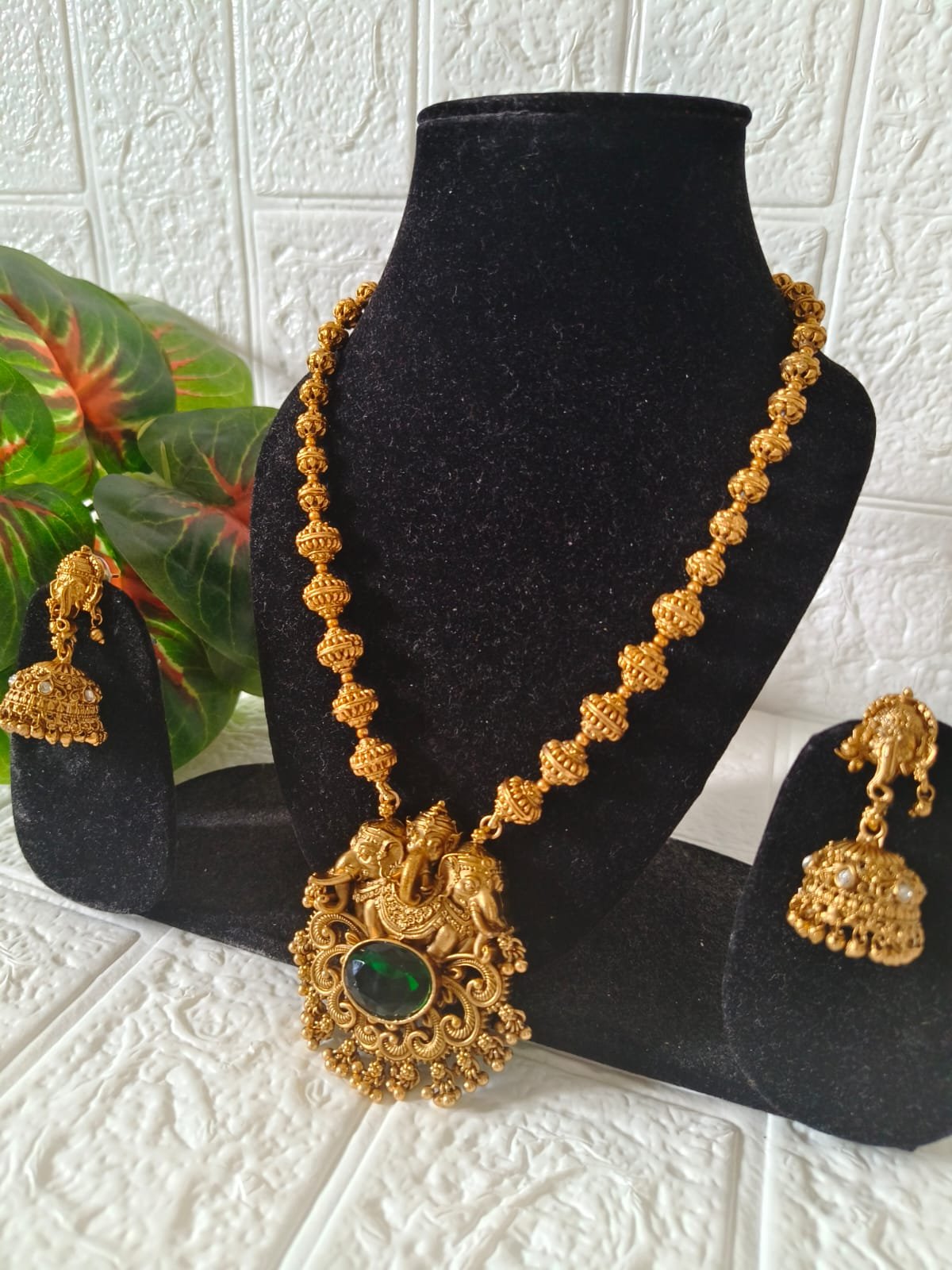 WhatsApp Image 2026-08-13 at 11.47.54 AM (6) Premium & Designer Wear Neck Piece with Earring Set - Image 1