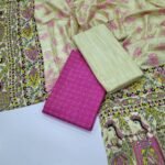 Authentic Madhubani Print 3 pcs Salwar Set