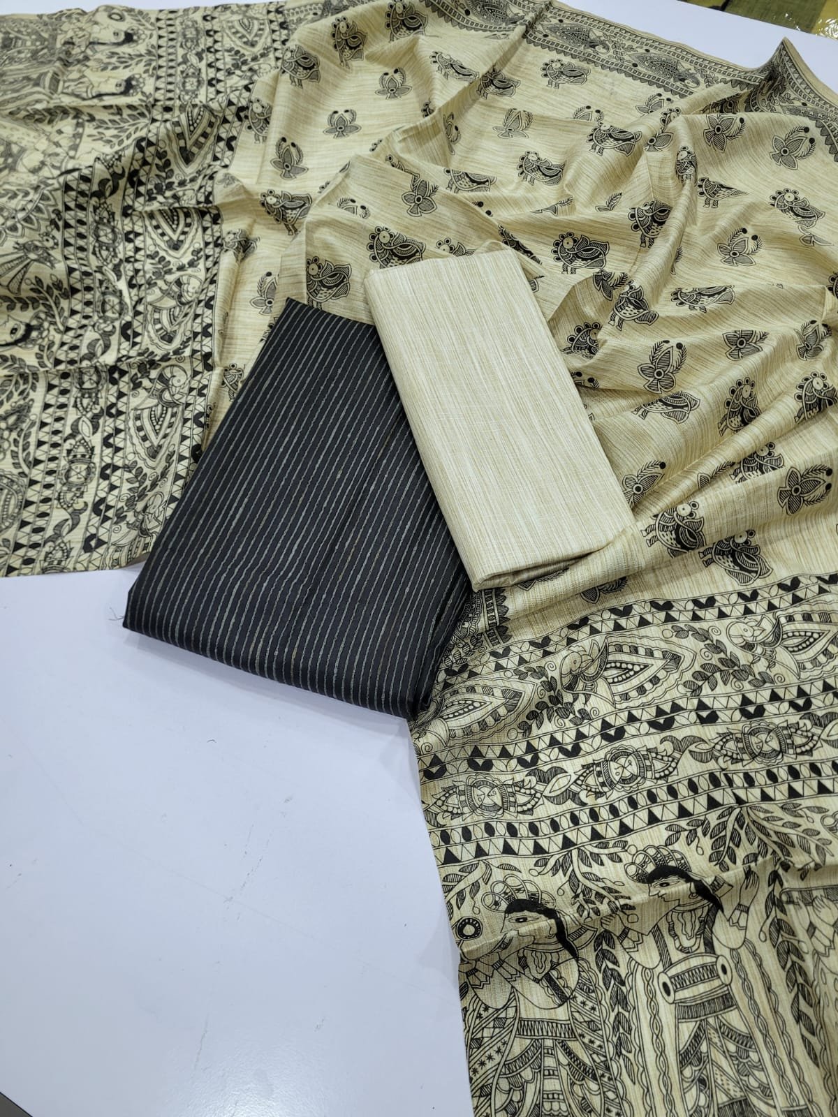 WhatsApp Image 2026-08-13 at 2.17.48 PM (2) Authentic Madhubani Print 3 pcs Salwar Set - Image 1