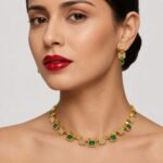 Premium & Designer Wear Neck Piece with Earring Set