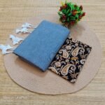 Kadhi Cotton Saree+Blouse Combo