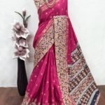 Premium Kalamkari silk blend sarees