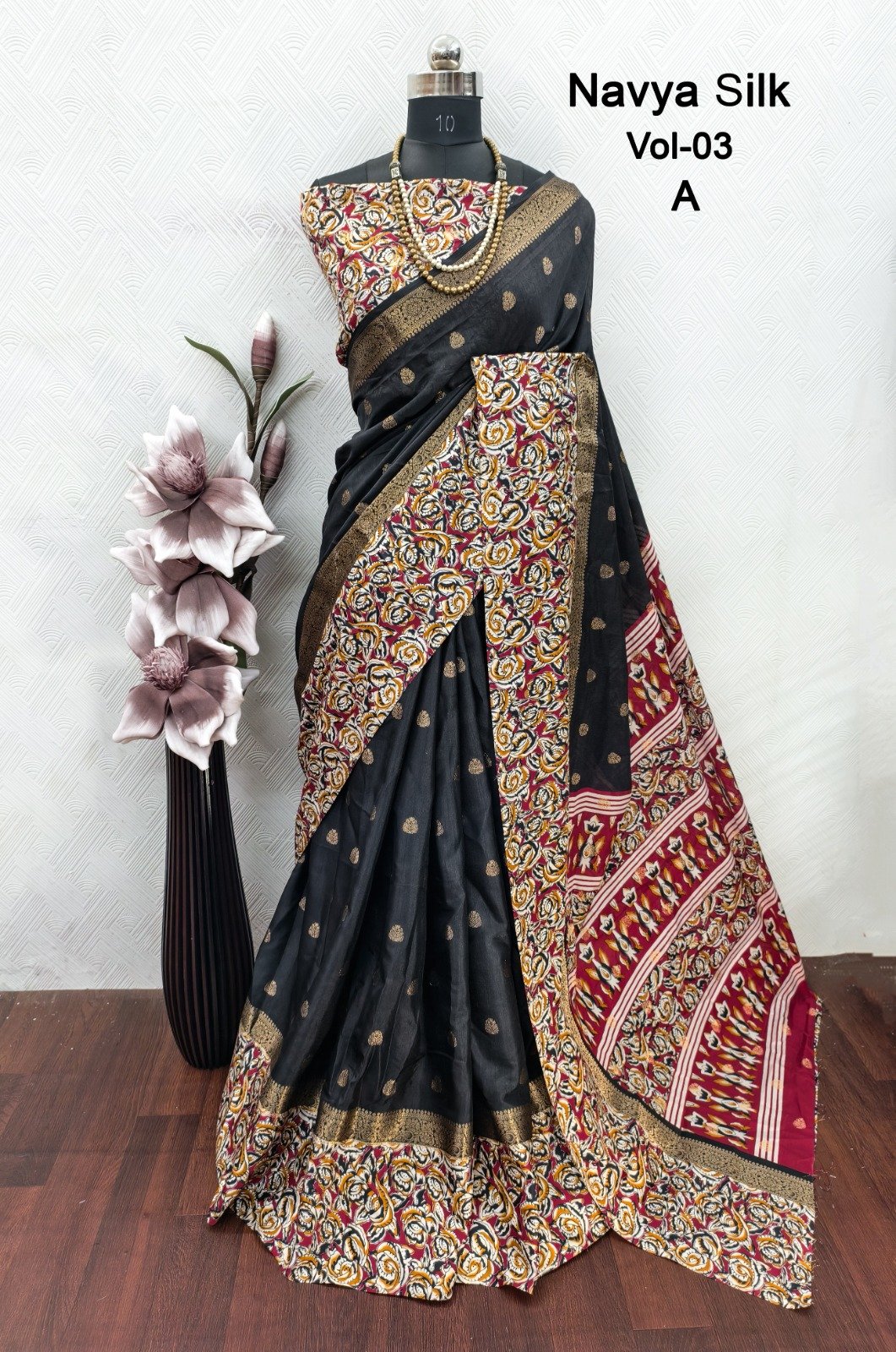 WhatsApp Image 2026-08-19 at 1.17.21 PM Premium Kalamkari silk blend sarees - Image 1