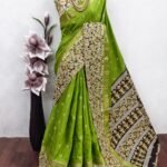 Premium Kalamkari silk blend sarees