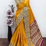 Premium Kalamkari silk blend sarees