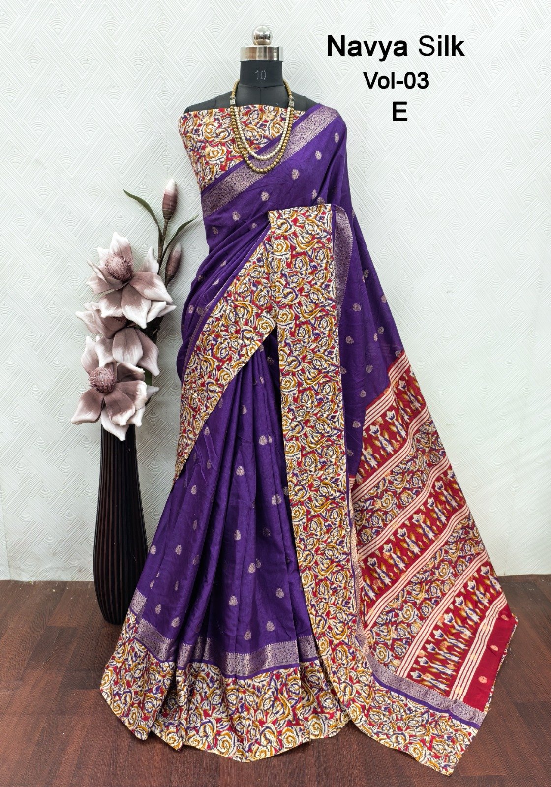 WhatsApp Image 2026-08-19 at 1.17.22 PM (2) Premium Kalamkari silk blend sarees - Image 1