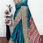 Premium Kalamkari silk blend sarees