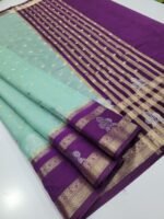 Elite Banaras Warm Silk with Beautiful Colour Combos - Image 2