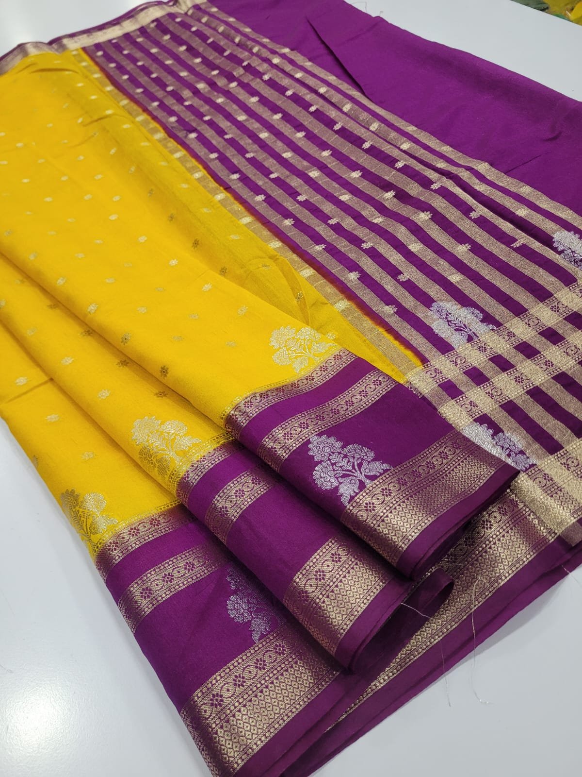 WhatsApp Image 2026-08-21 at 5.06.12 PM (3) Elite Banaras Warm Silk with Beautiful Colour Combos - Image 1