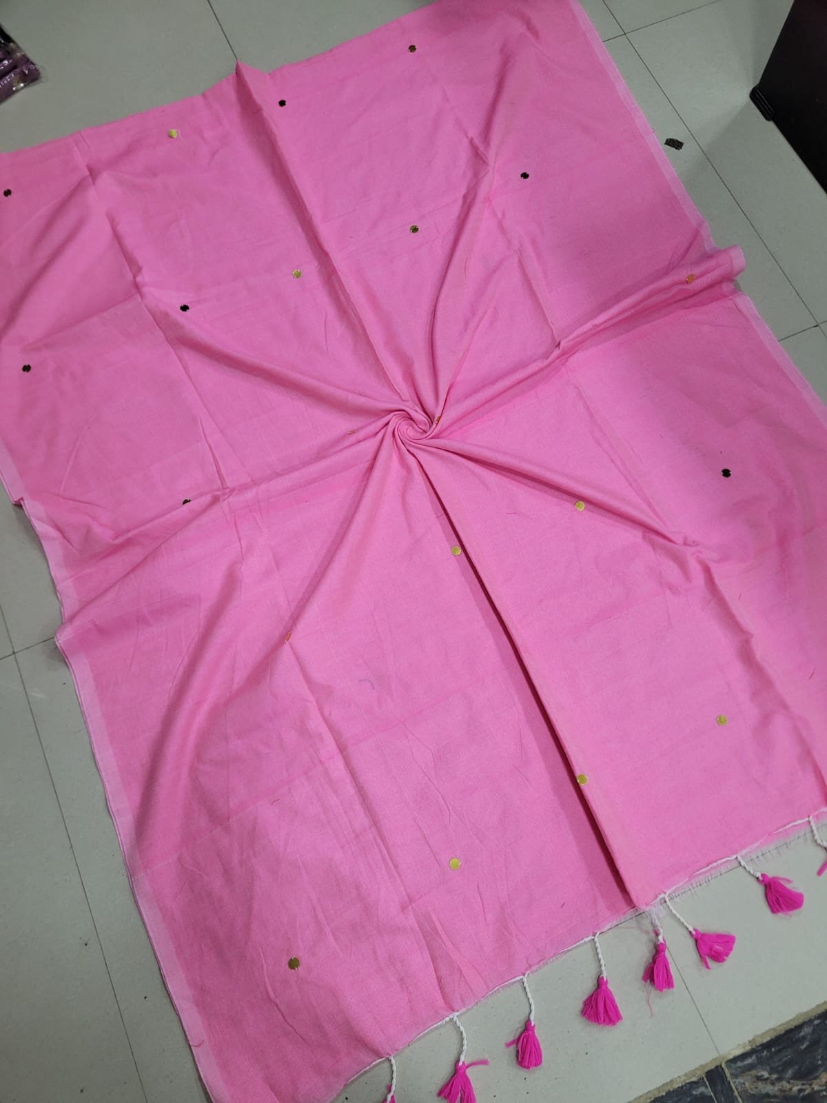 WhatsApp Image 2026-08-24 at 3.34.07 PM Kadhi Cotton Sarees with Gini Work - Image 1