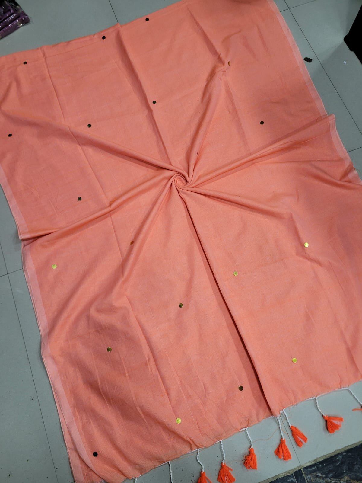 WhatsApp Image 2026-08-24 at 3.34.09 PM (1) Kadhi Cotton Sarees with Gini Work - Image 1