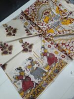 Authentic Kalamkari Cotton Sarees - Image 2