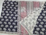 Authentic Kalamkari Cotton Sarees ( Black ) - Image 2