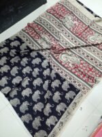 Authentic Kalamkari Cotton Sarees ( Black )