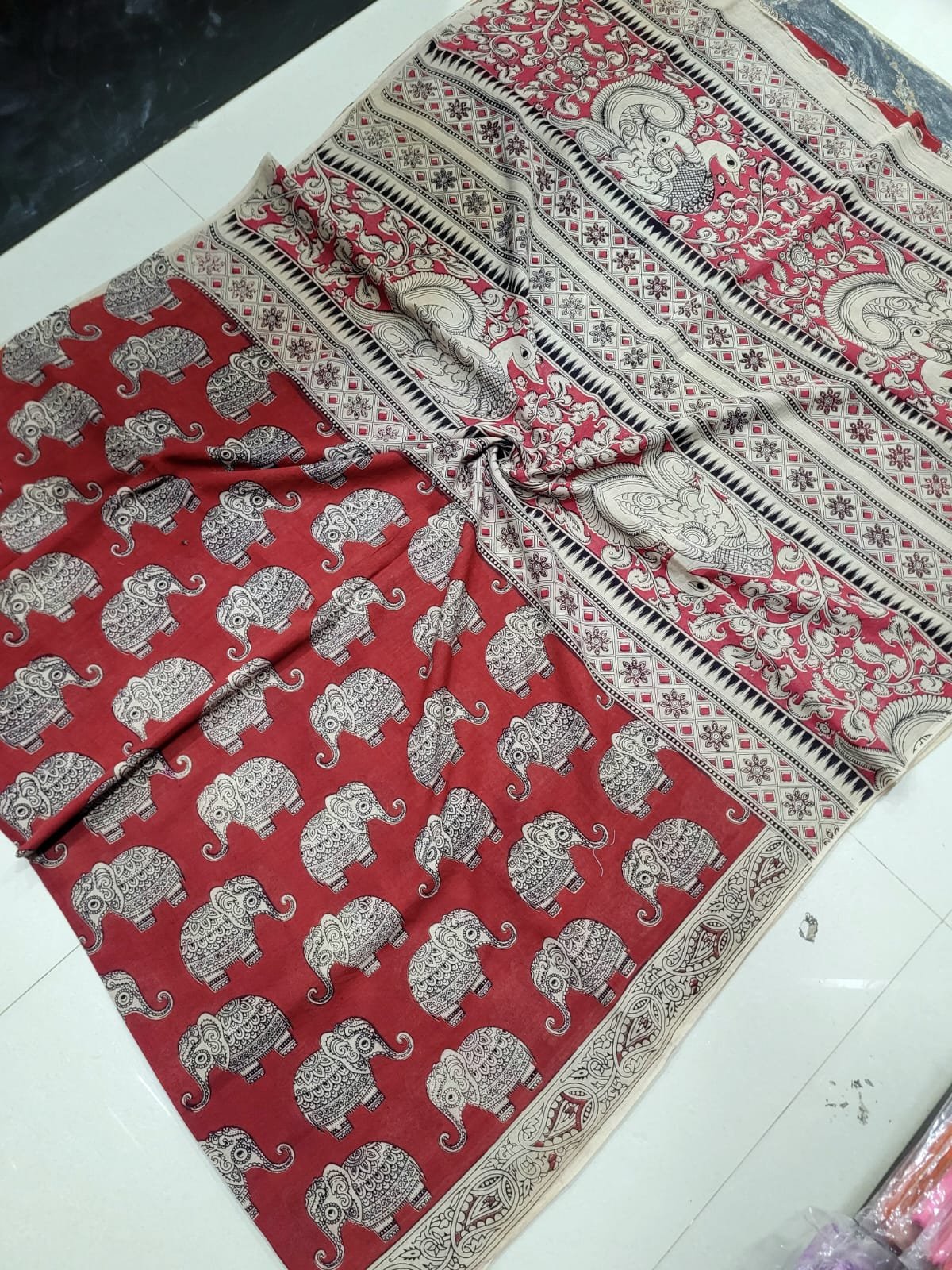 WhatsApp Image 2026-08-25 at 6.03.05 PM (1) Authentic Kalamkari Cotton Sarees - Image 1