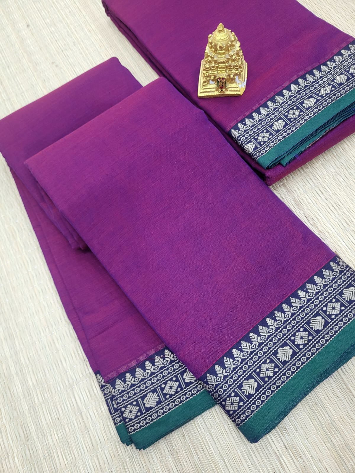 WhatsApp Image 2026-08-28 at 12.26.16 PM (1) Authentic Narayanpet Cotton Sarees ( Small Border ) - Image 1