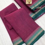 Authentic Narayanpet Cotton Sarees ( Small Border )