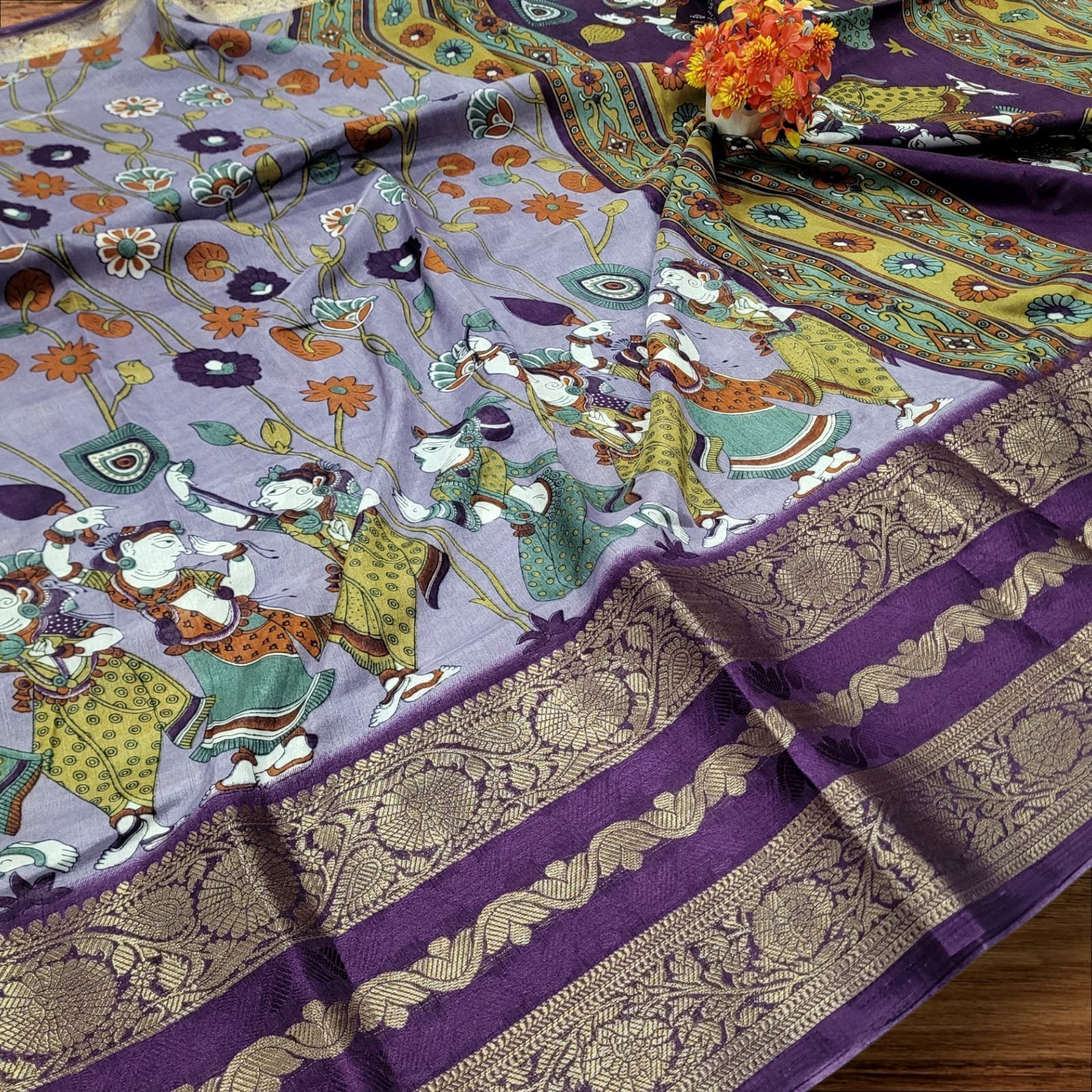 1000460310.jpg Premium Rettapetta Bhagalpuri Silk Sarees - Image 1