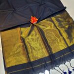 Handloom Kadhi Sarees ( Black )