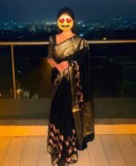 Elite Banaras Warm Silk with Beautiful Colour Combos - Image 2