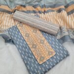 Branded Cotton Salwar Materials (Unstitched 3pcs)
