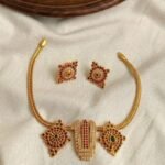 Premium & Designer Wear Neck Piece with Earring Set