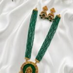 Premium & Designer Wear Neck Piece with Earring Set