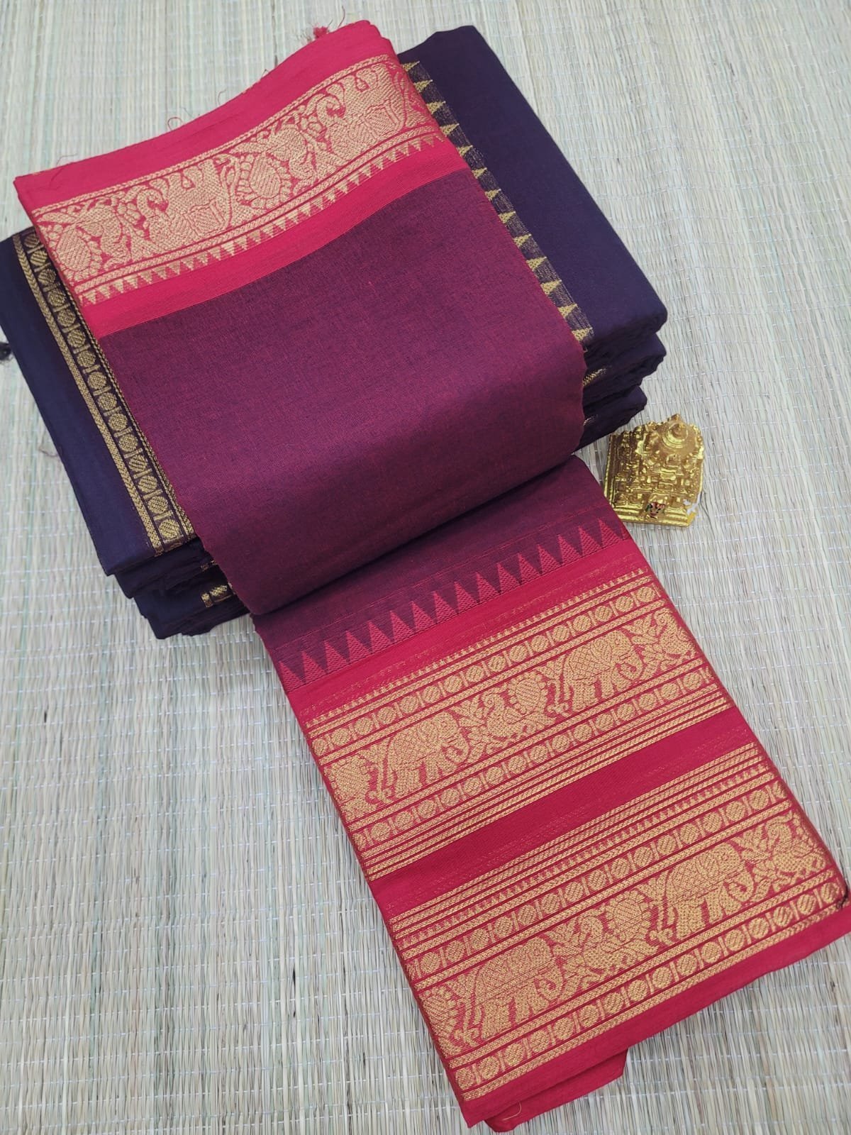 1005203795.jpg PREMIUM CHETTINAD COTTON SAREES - Image 1