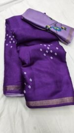 Viscose Soft Cotton Saree - Image 2