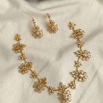 Premium & Designer Wear Neck Piece with Earring Set