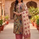 Branded Cotton Salwar Materials (Unstitched 3pcs)
