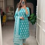 Branded Cotton Salwar Materials (Unstitched 3pcs)
