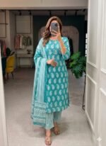 Branded Cotton Salwar Materials (Unstitched 3pcs)