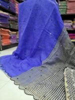 Premium Chanderi Mirror Embroidery Sarees - Image 2