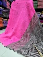 Premium Chanderi Mirror Embroidery Sarees - Image 2