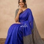 Premium Chanderi Mirror Embroidery Sarees