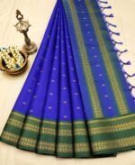 Premium Aarna Soft Silk Saree - Image 3
