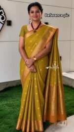 Banarasi Checked Soft Katan silk Saree