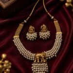 Premium & Designer Wear Neck Piece with Earring Set