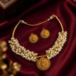 Premium & Designer Wear Neck Piece with Earring Set