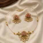 Premium & Designer Wear Neck Piece with Earring Set