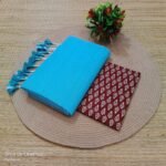 Kadhi Cotton Saree+Blouse Combo