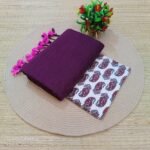 Kadhi Cotton Saree+Blouse Combo