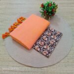 Kadhi Cotton Saree+Blouse Combo