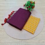Kadhi Cotton Saree+Blouse Combo