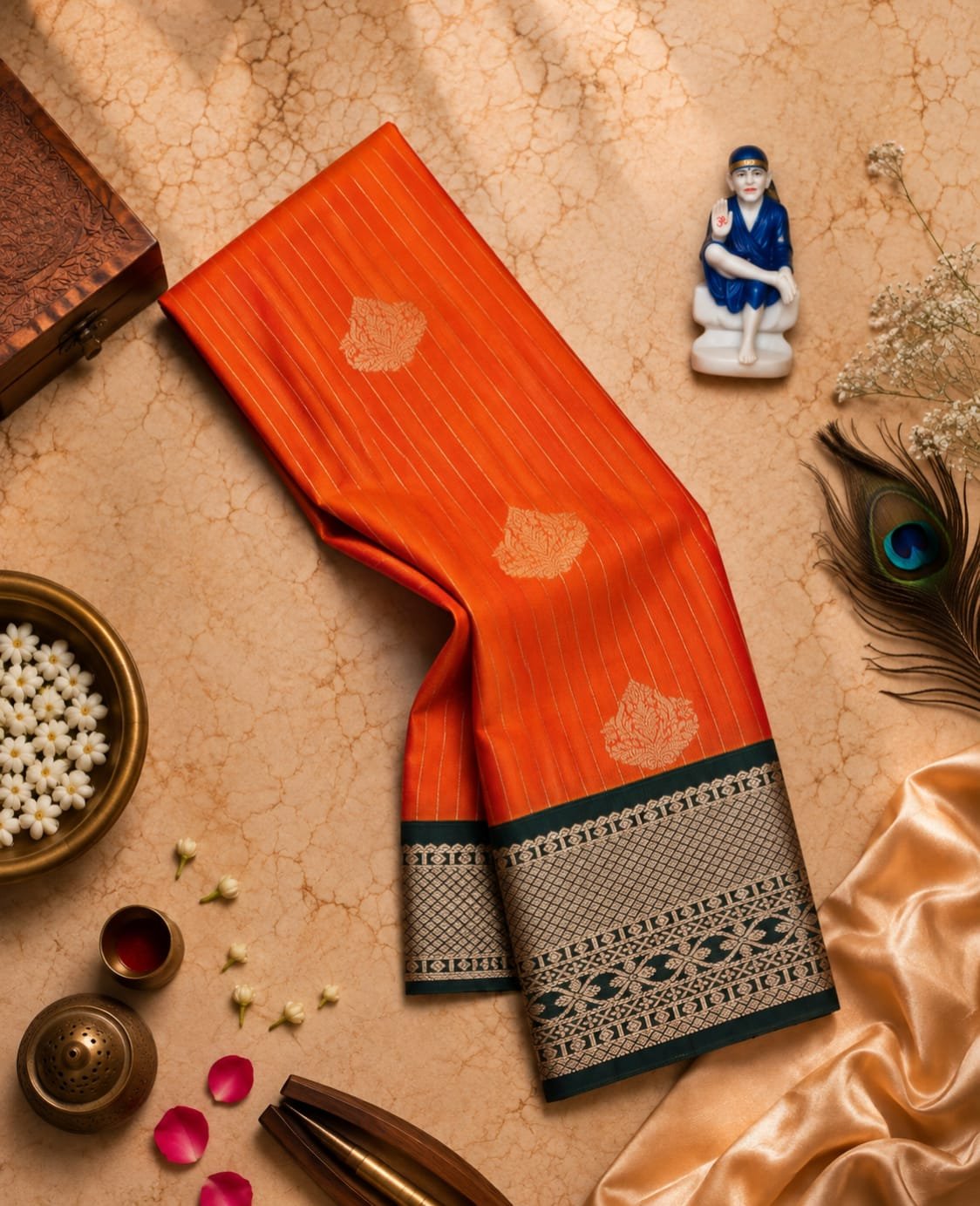 2026/09/1005261508.jpg Grand Sarvalakshana Pattu Saree* - Image 1
