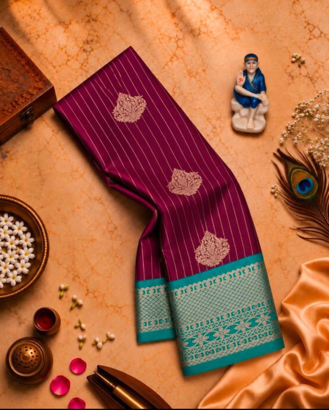 2026/09/1005261529.jpg Grand Sarvalakshana Pattu Saree* - Image 1